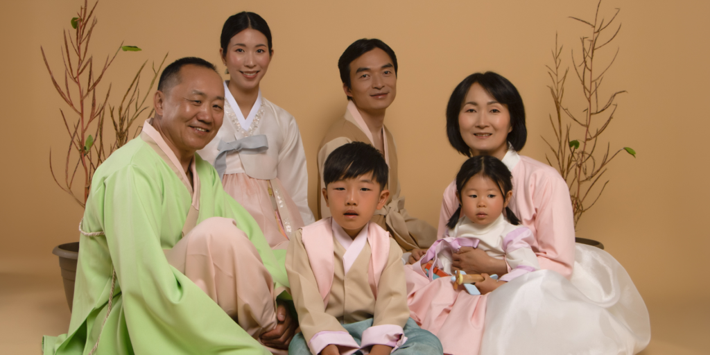 Celebrating chuseok with family 